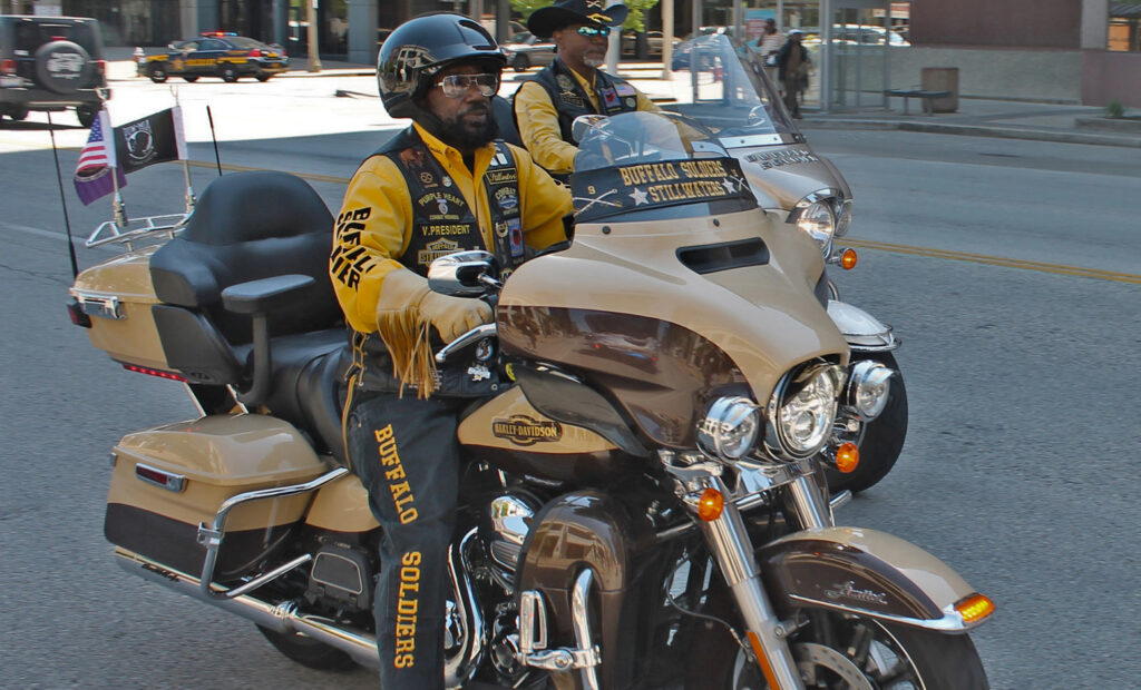 Motorcycle in Parade