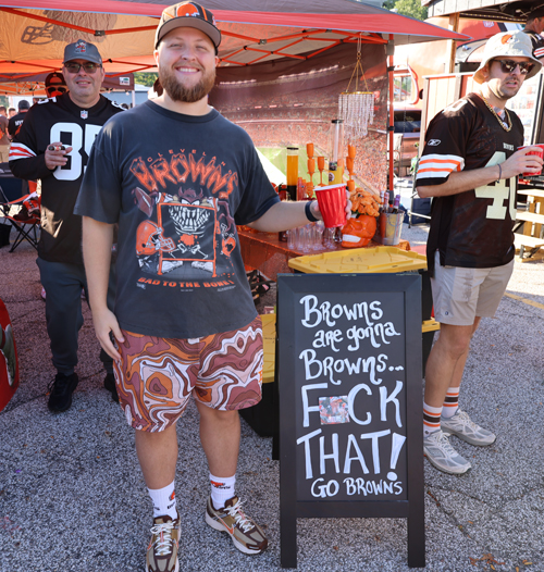 Cleveland Browns Tailgate in the Muni Lot