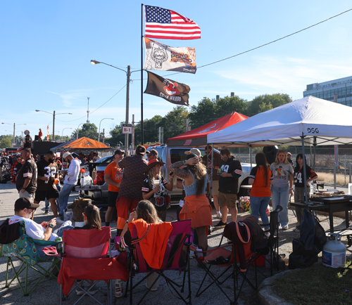 Cleveland Browns Tailgate in the Muni Lot