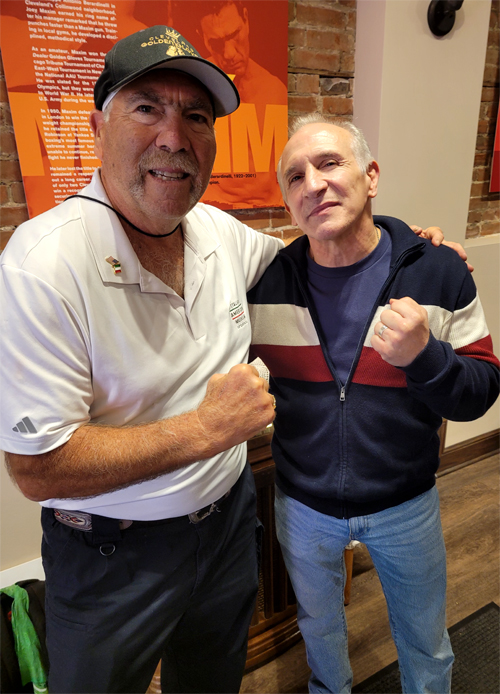 Tom Berardenelli, nepher of Joey Maxim, and Tony Brush relative and Ray 